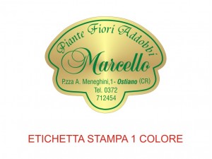 Etichette adesive per fioristi, fiorai e vivaisti (mm 39x31)  (cod.82G)